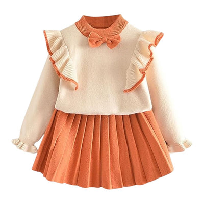 Foliet Toddler Girl Ruffle Skirt Outfit