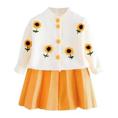 Foliet Toddler Sunflower Knit Set